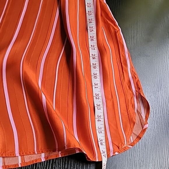 STINE GOYA Boxy SILK Blend Pink/Orange Mini Dress - Picture 8 of 9
